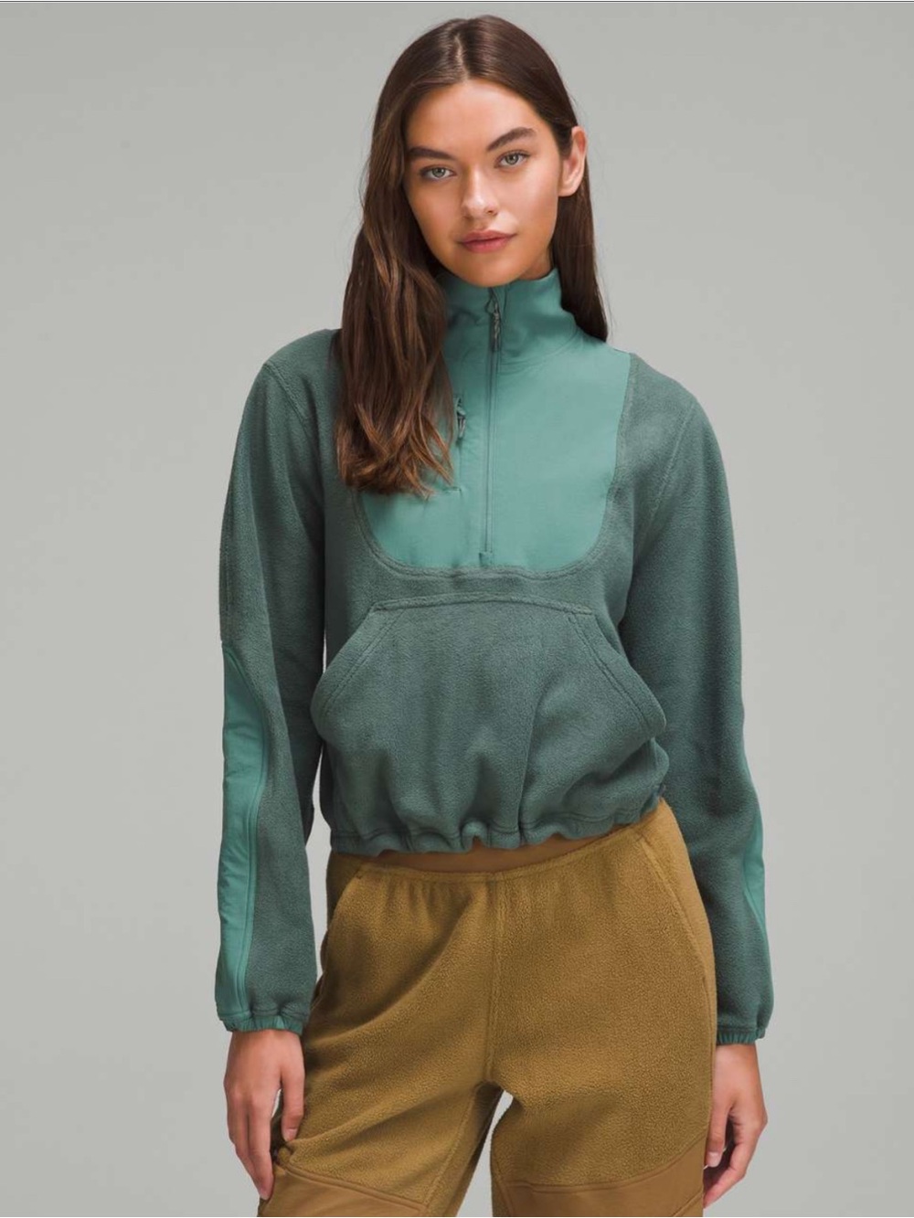 Lululemon Fleece + Ripstop Hiking Pullover Half Zip size 4